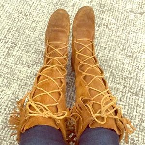 Minnetonka boots.